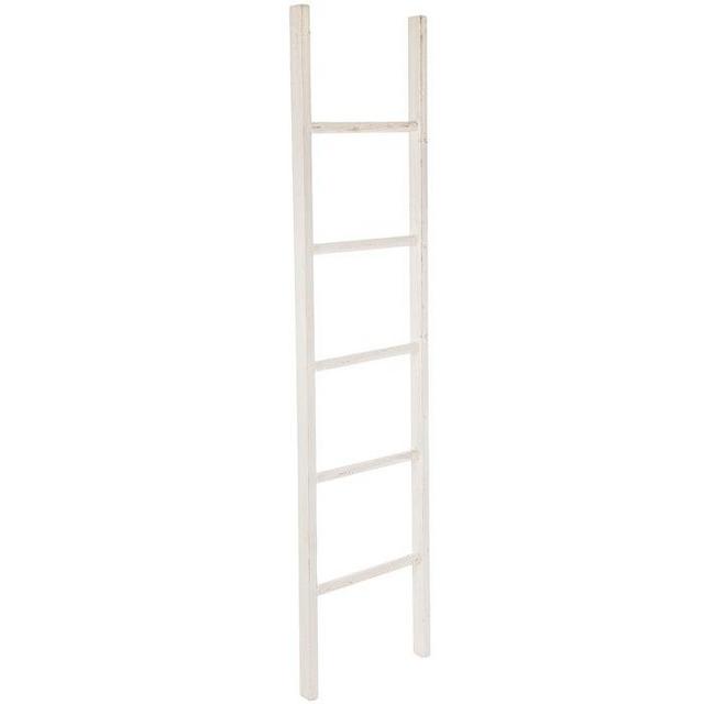 White Decorative Wood Ladder