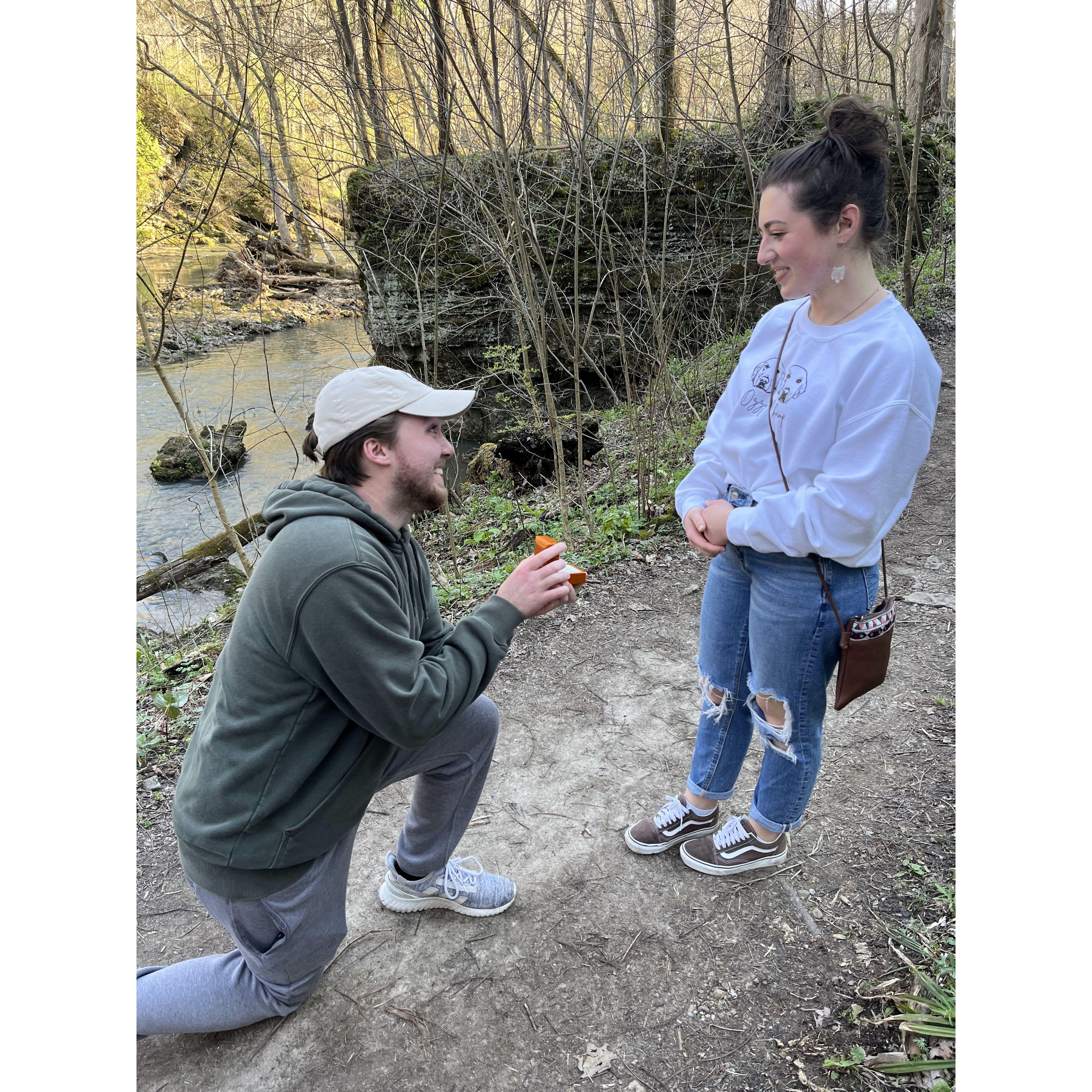 Saying yes to forever on our 6 year anniversary April 8, 2023