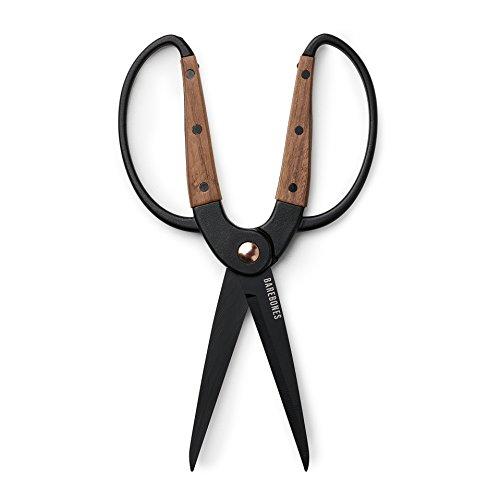 Barebones | Walnut Scissors, Large - Ambidextrous Grip, Wide Handles & Comfortable Fit