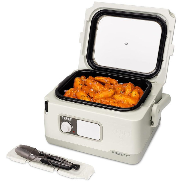 Presto 06030 8-quart Nomad Traveling Slow Cooker, Locking Lid, Dry Erase Board