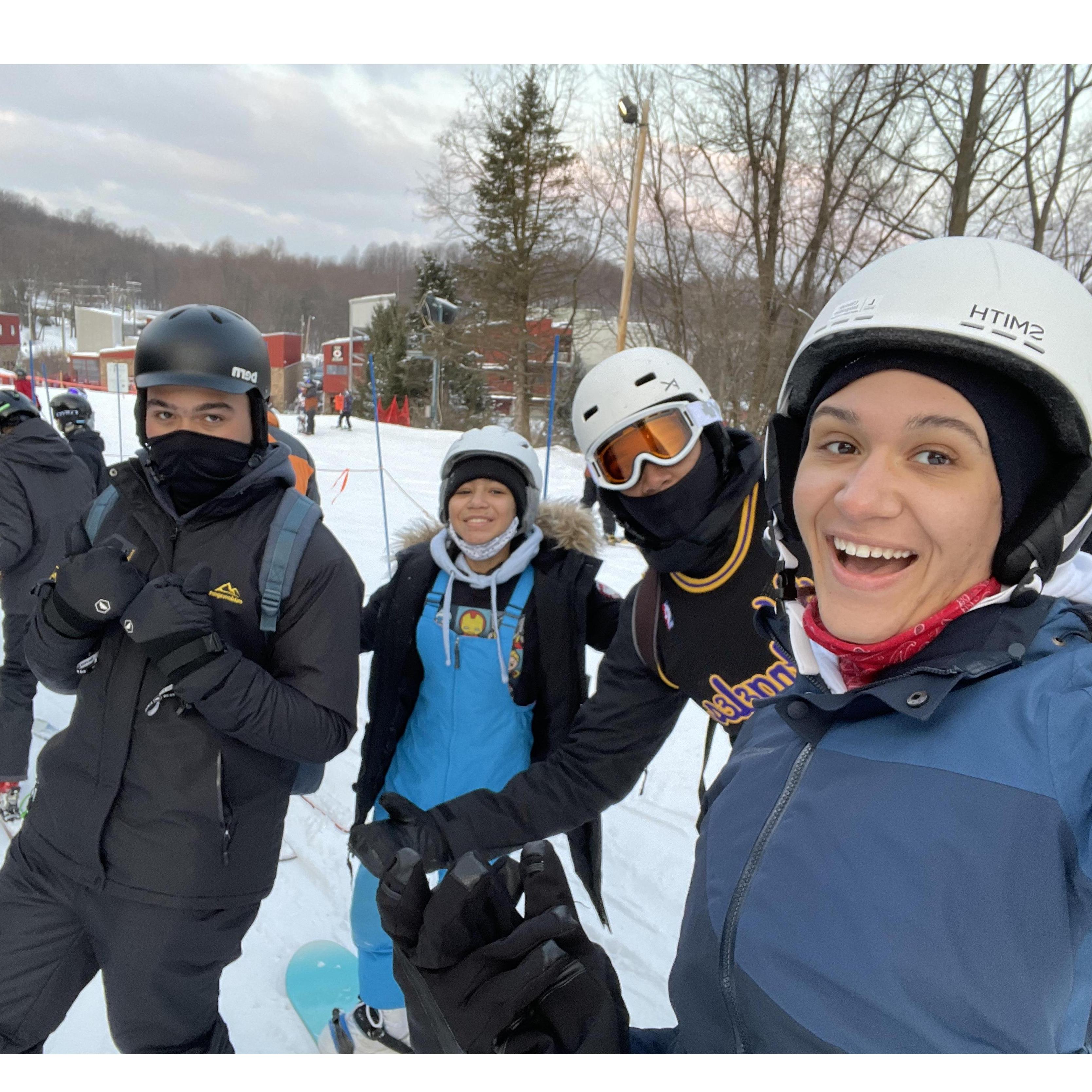 More snowboarding