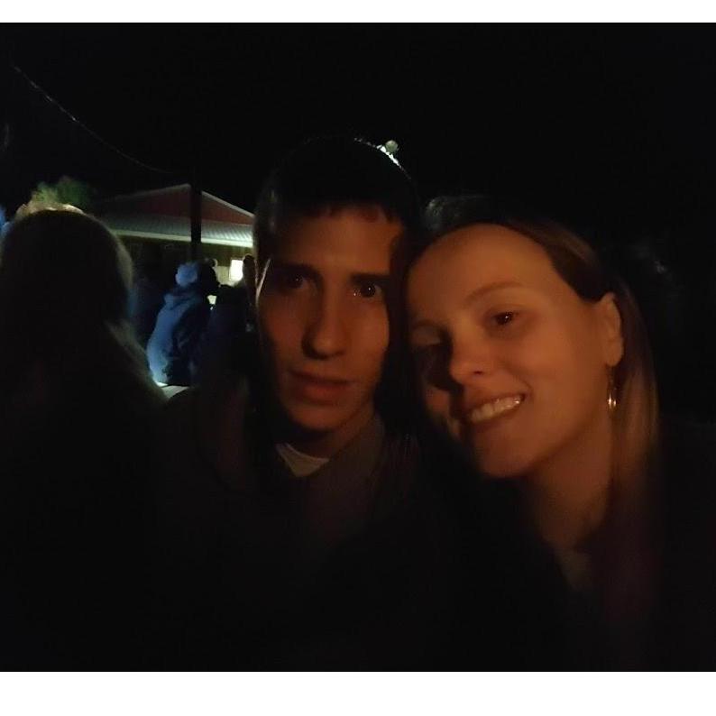 First haunted hayride together.