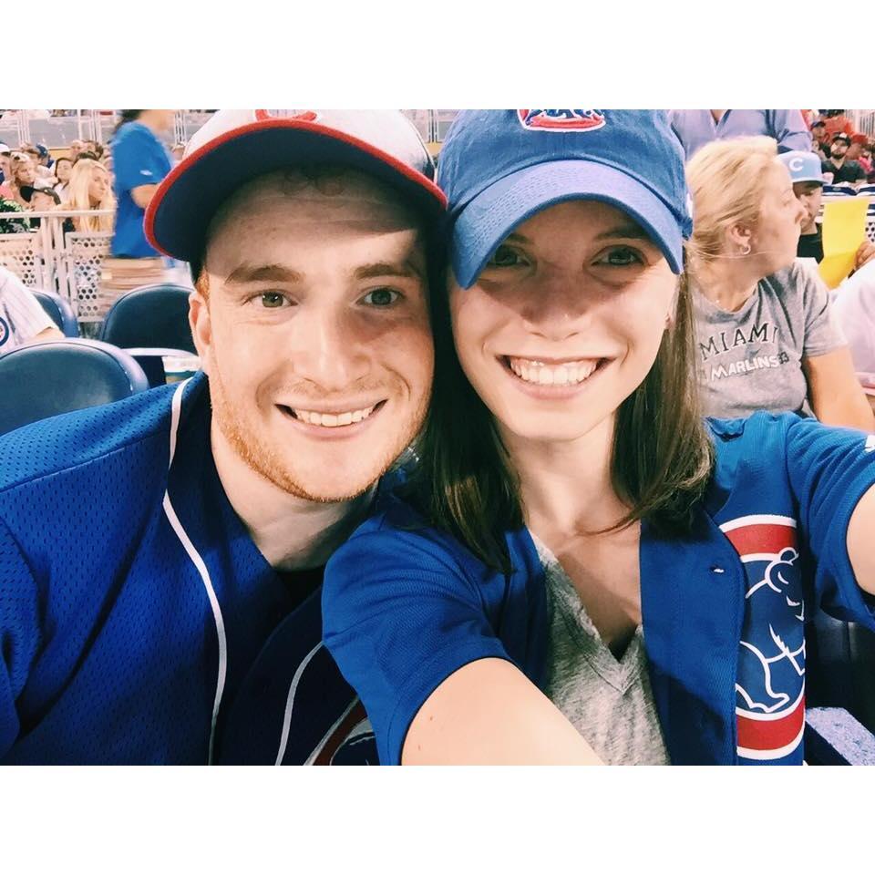 Cheering on the Cubs!