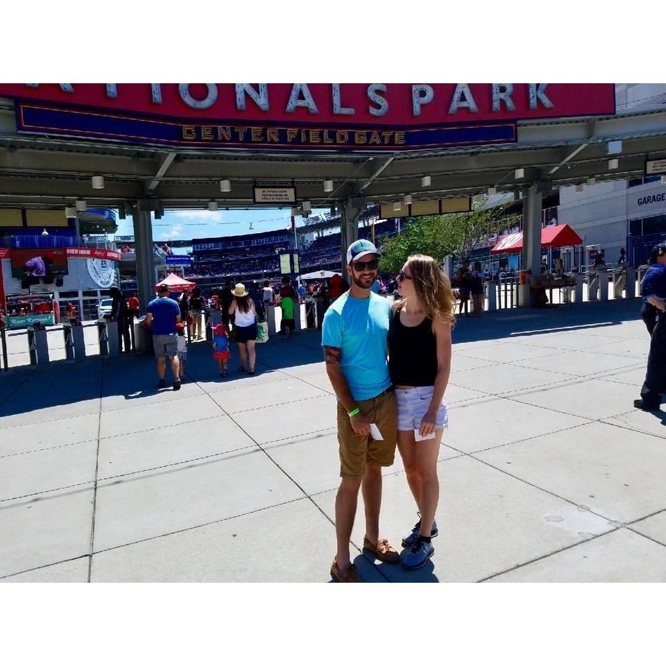 Our first Nationals game together!
