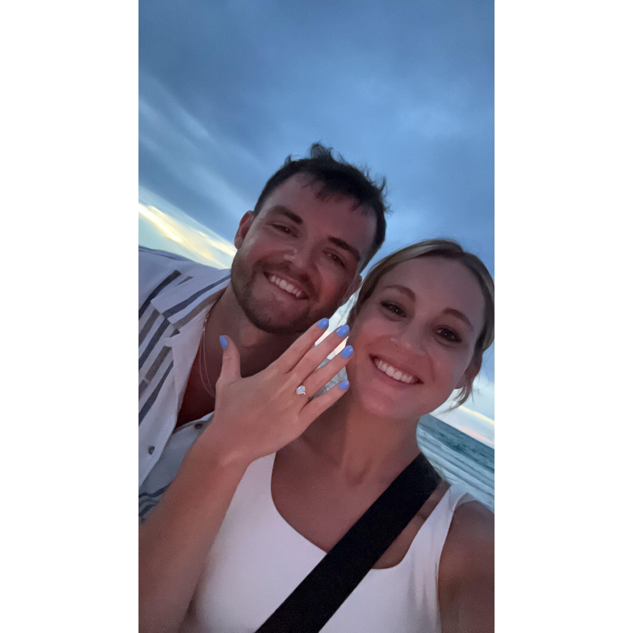 Right after I said, "Yes!"