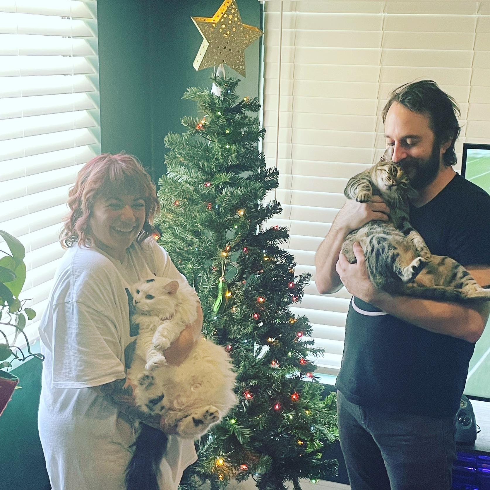 Our first Christmas moved in to our house with our babies, December 2022