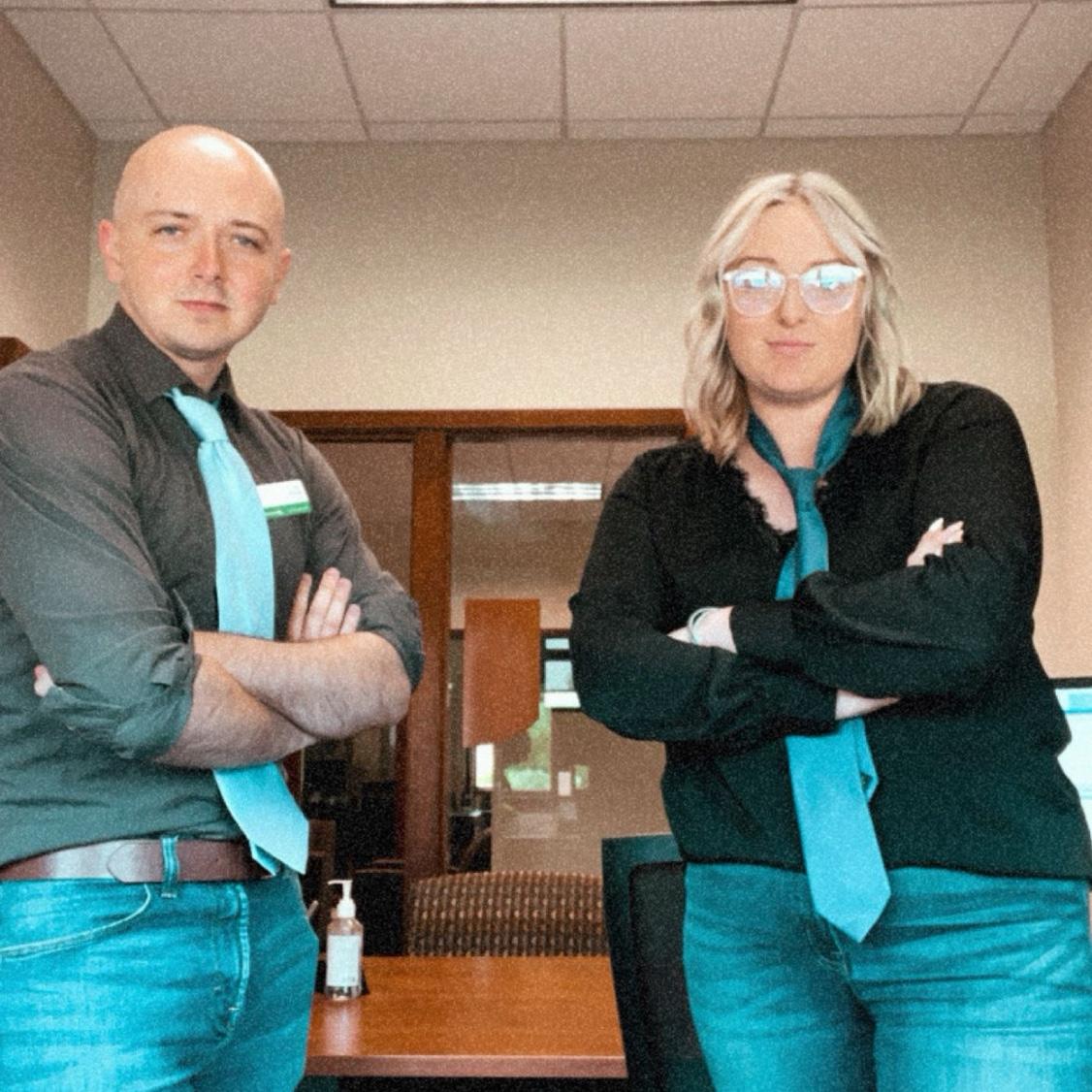 This was in Meg’s office when we were “friends”