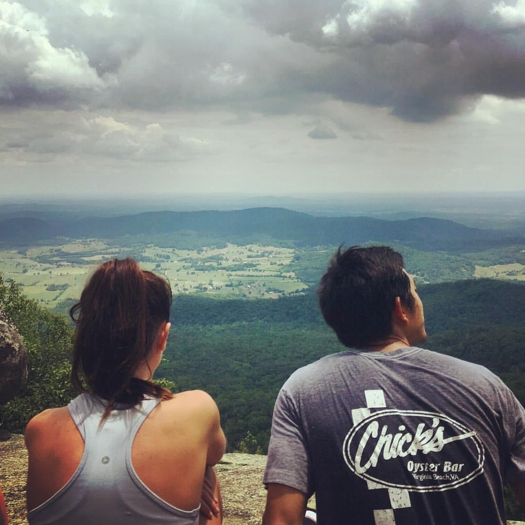 Old Rag 2017, on the hottest day of summer