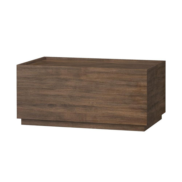 woodtalks Stackable 1 Drawer Dresser, Multi-Purpose Storage Closet Cube Dressers for Bedroom, Storage Cabinet for Entryway, Nightstand Sofa Beside Table Drawer Chest, 23.6 in, Walnut, Brown