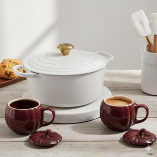 Signature Round Dutch Oven + FREE Set of Pumpkin Mugs ($100 Value)
