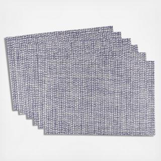 Bow Knot Vinyl Placemat, Set of 4