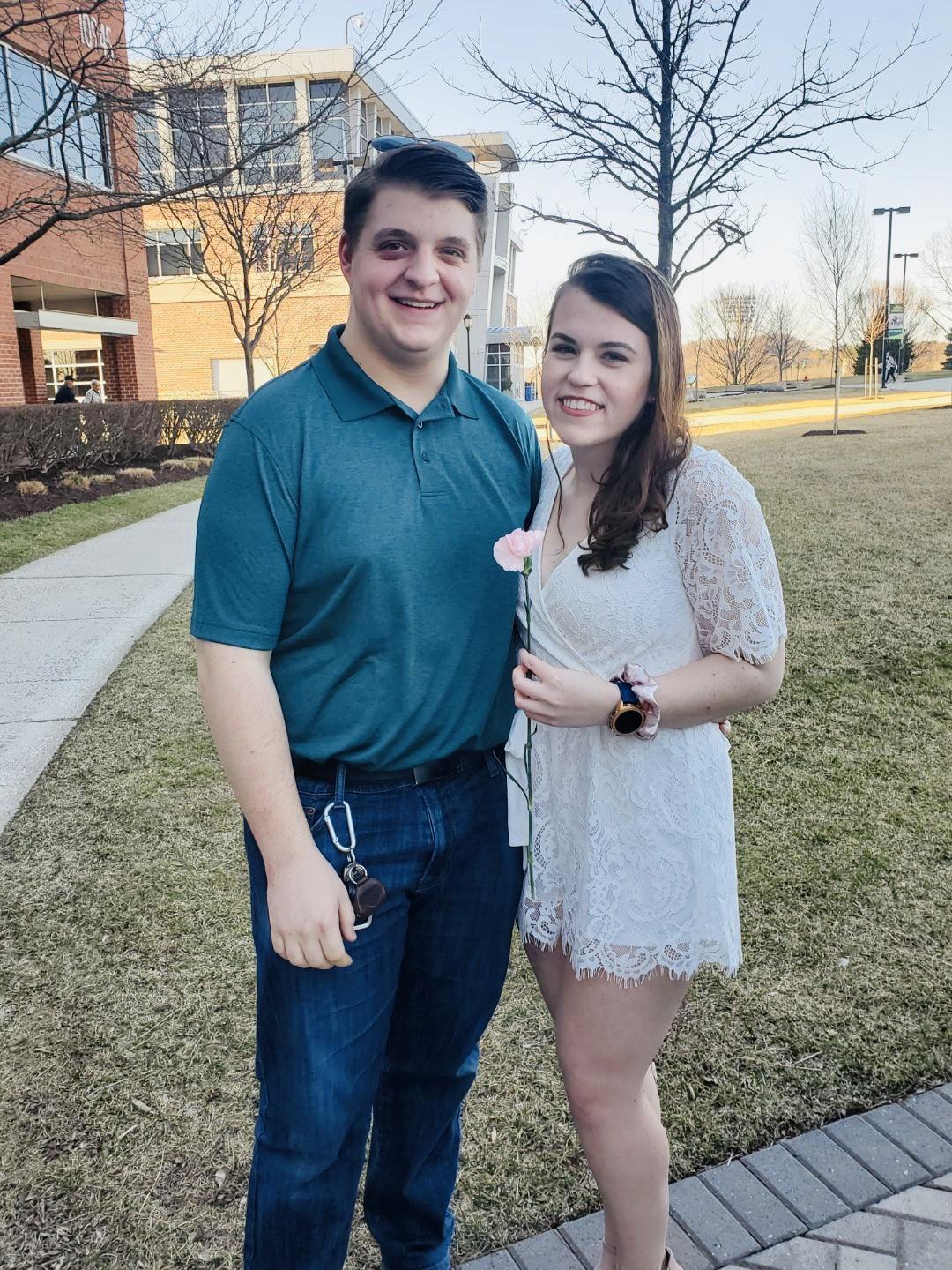 Phi Mu formal pledging March 2020 (right before covid spring break)