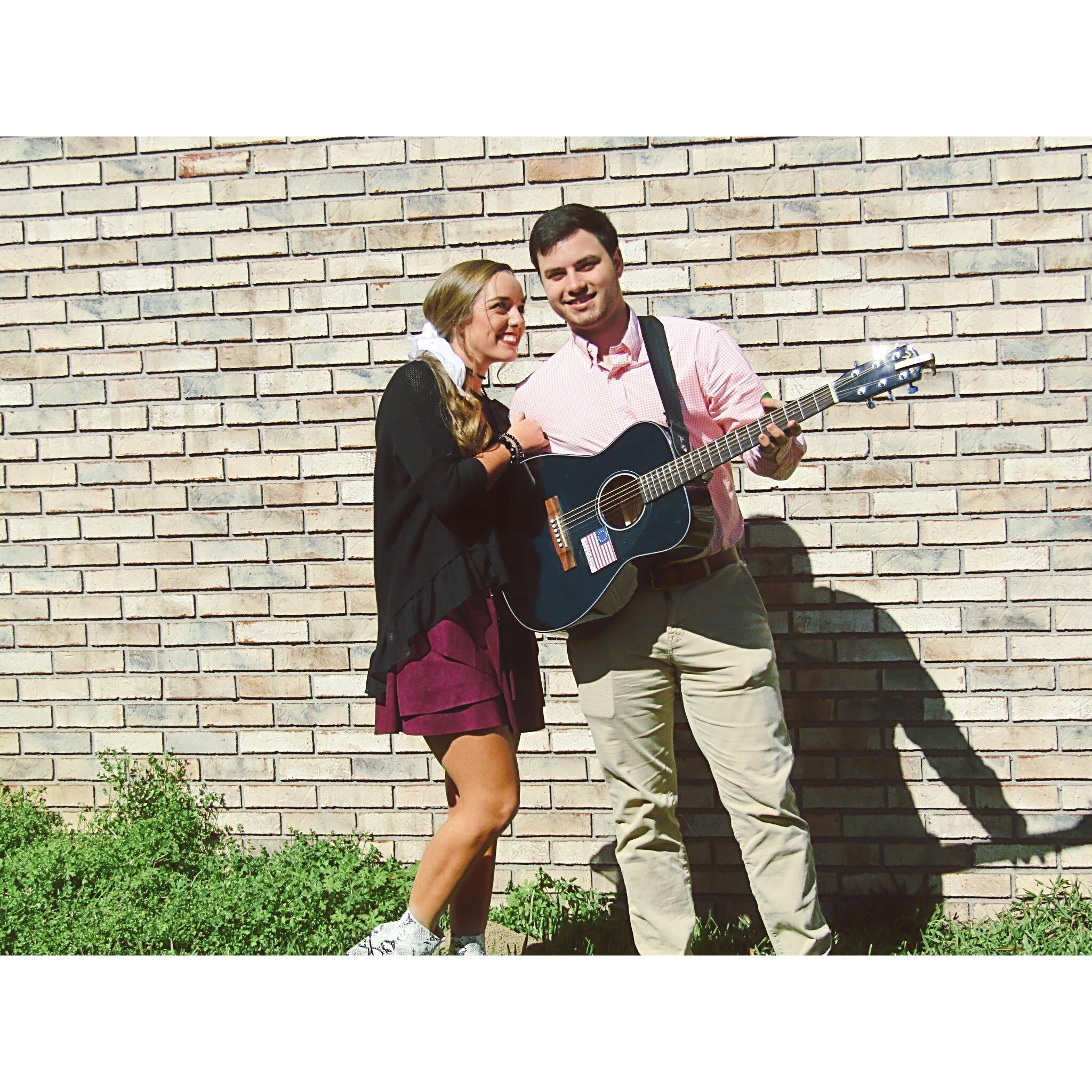 Fun Fact: We sing and play music together!!!