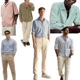 Men - light, pastel, spring colours