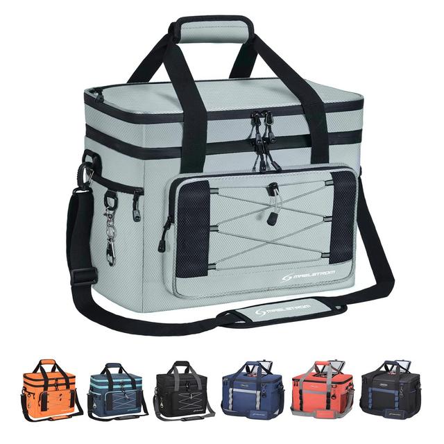 Maelstrom Cooler,Soft Sided Cooler,Collapsible Soft Cooler Bag,60/75 Cans Lunch Cooler Bag Large Leakproof Camping Cooler,Portable Travel Cooler for Grocery Shopping, Camping, Kayaking,Road Trips