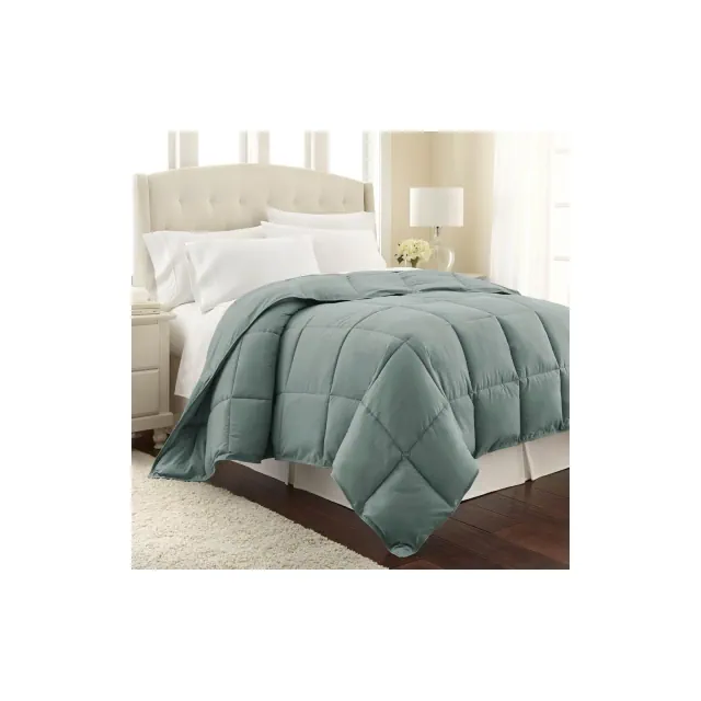 Southshore Fine Living Oversized All-Season Down Alternative Comforter, Teal, Full / Queen