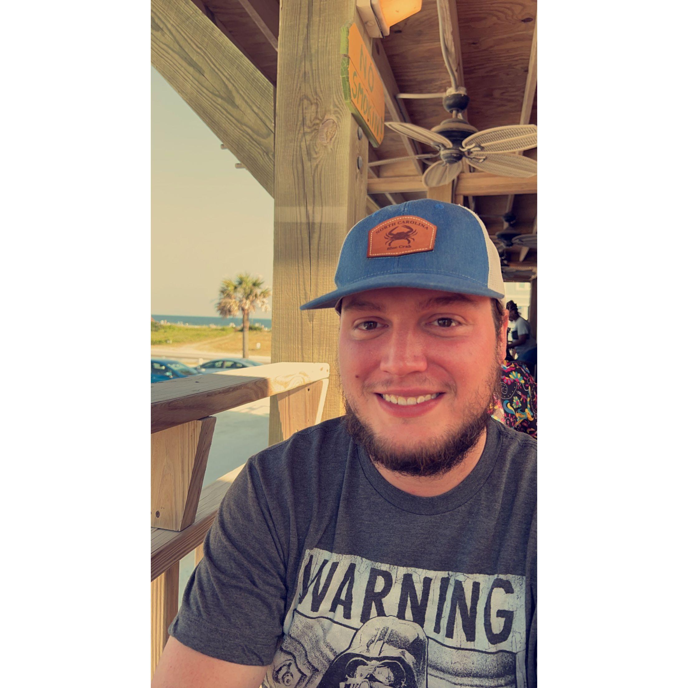 When I'd go see Wayne, we would take day trips to the beach and eat lunch and/or dinner before heading back home.