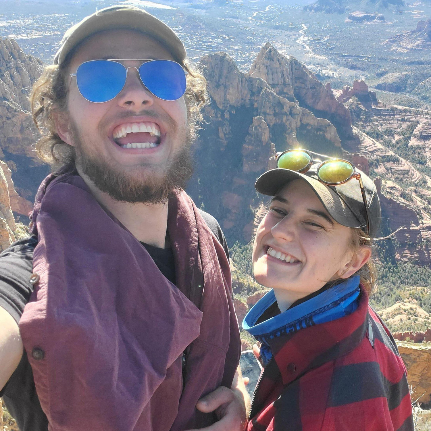 Our first massive hike as a couple
