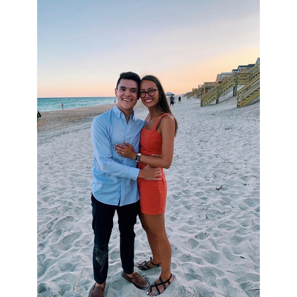 Surf City, June 28, 2019 - we are ENGAGED!