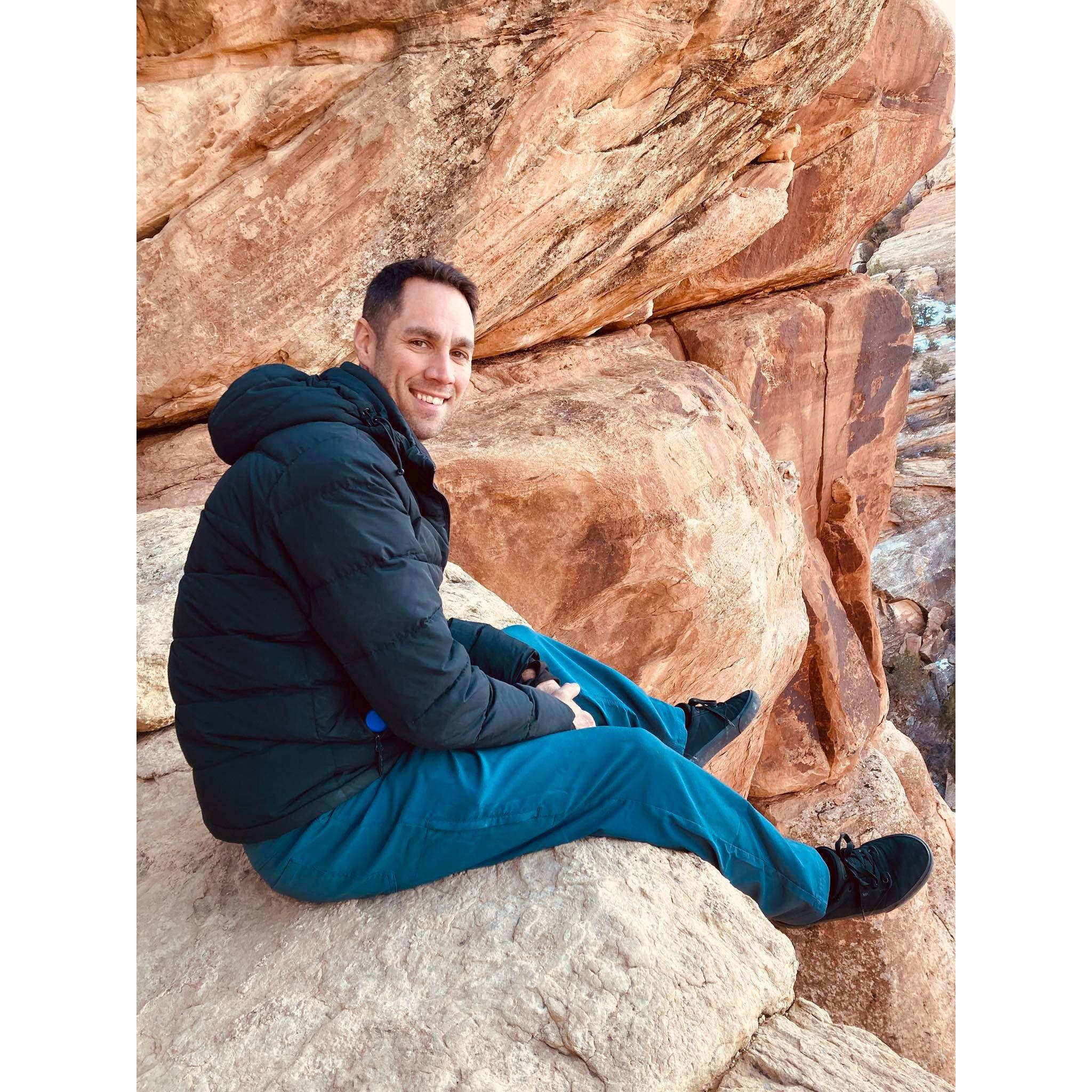 Josh flew out to Grand Junction to help me move, but first I had to take him to Devils' Kitchen.