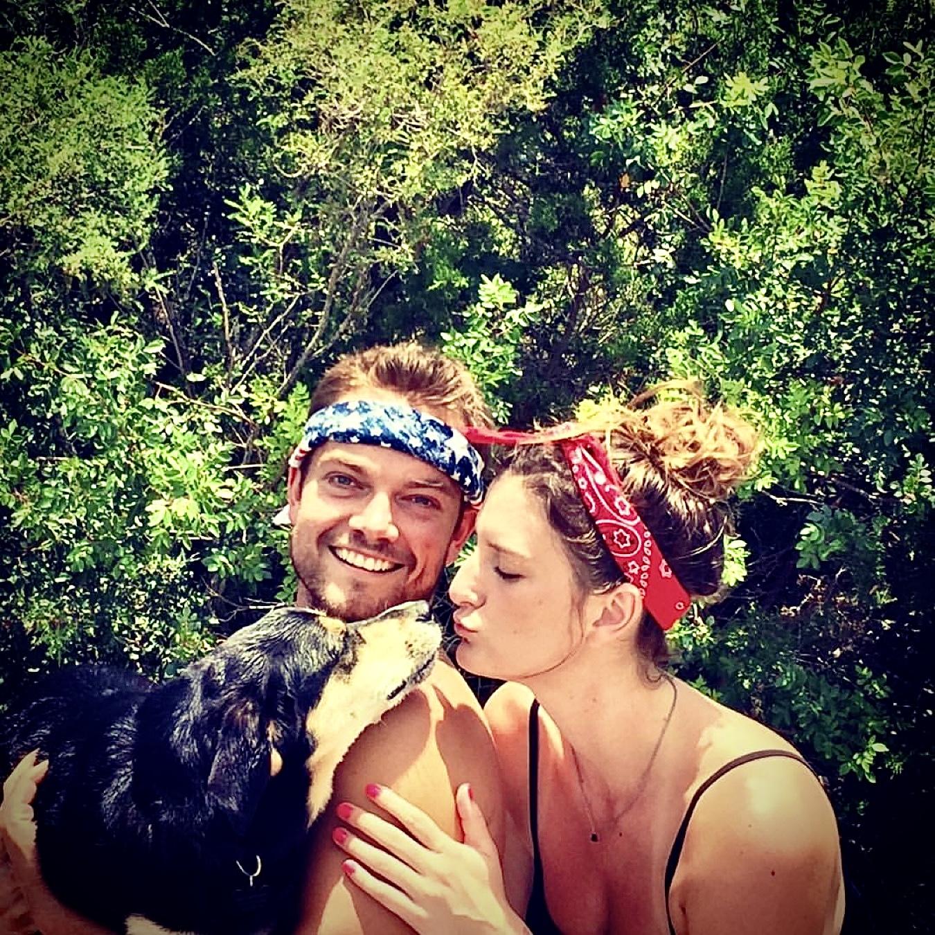 First photo we took as an "official couple" - gasp!