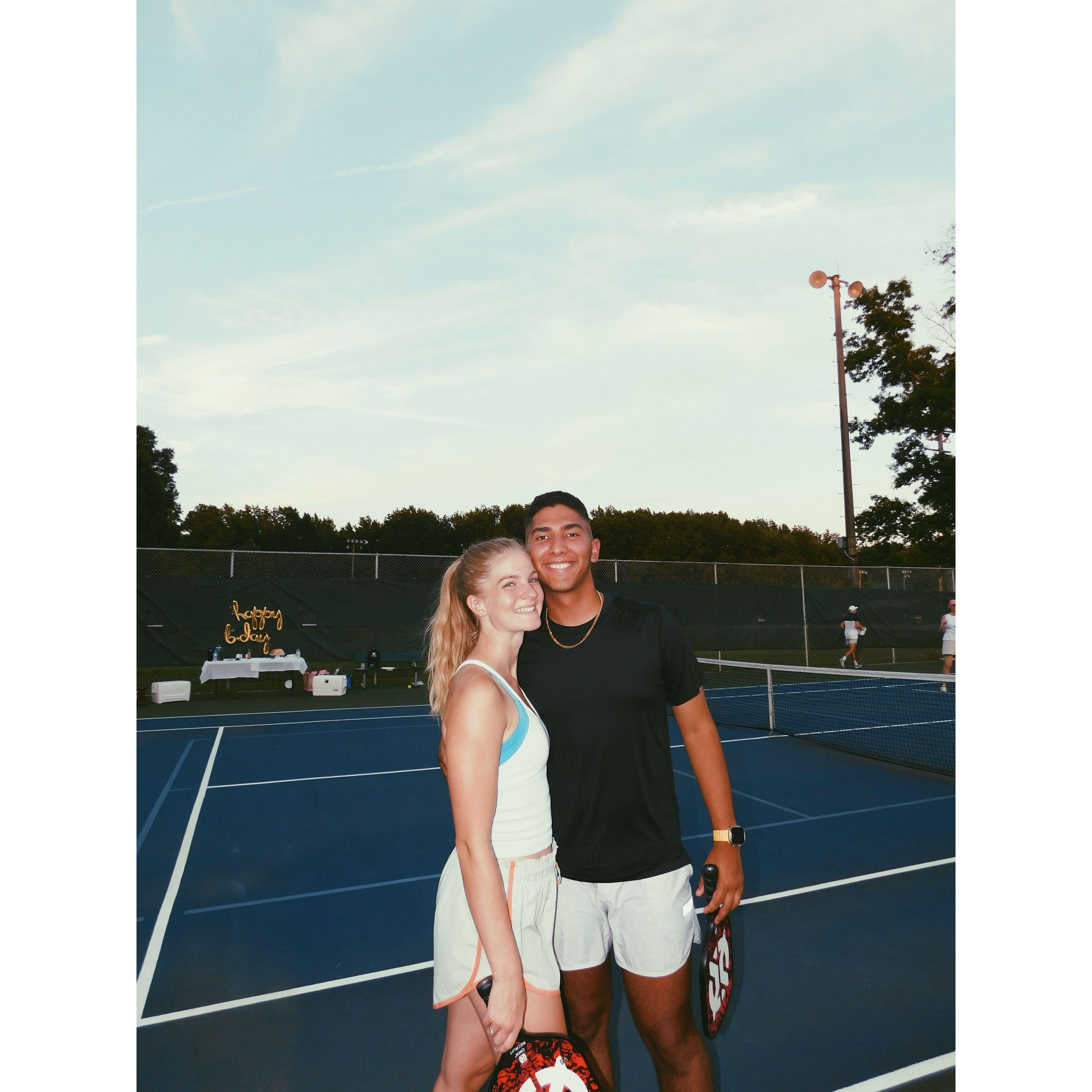 Fun Fact.... We are a pickleball couple!