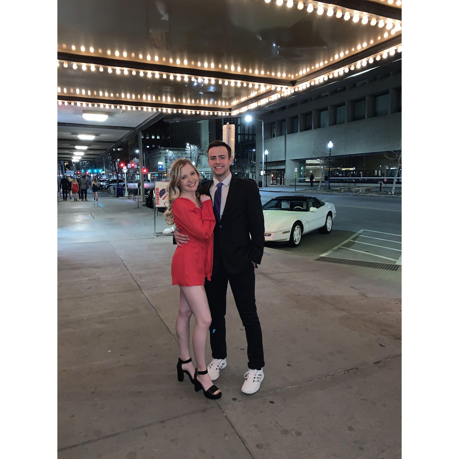 Our final in-person formal before COVID hit - we danced the night away not knowing the pandemic would shut campus down shortly after.