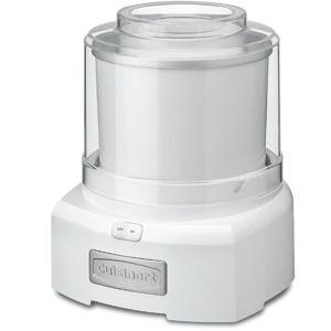 Cuisinart Ice Cream Maker, 1.5 Quart Double Insulated, Sorbet and Frozen Yogurt Maker, Ready in 20 Minutes, ICE-21P1, White