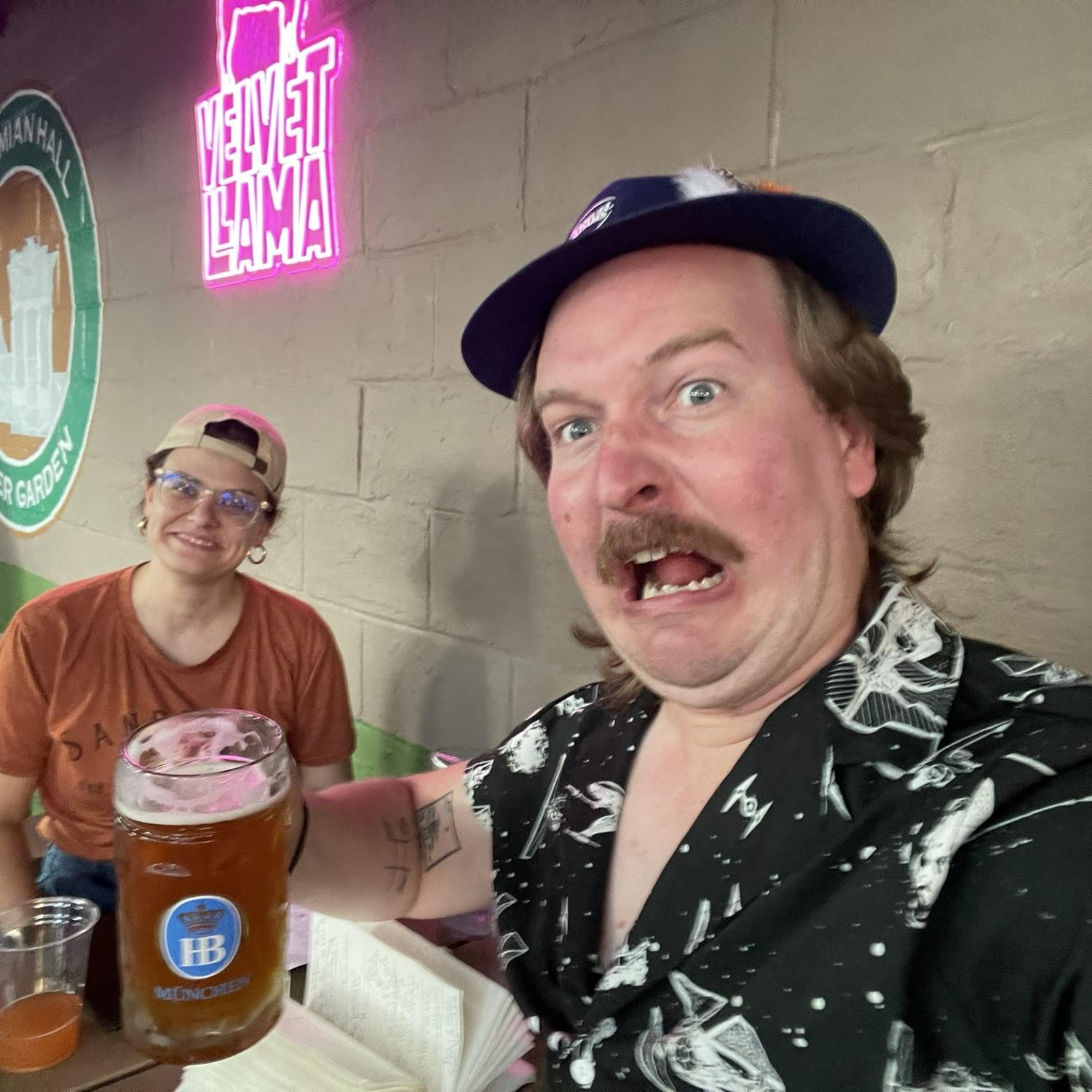 Oktoberfest 2024 Bohemian Biergarten where we had our first date