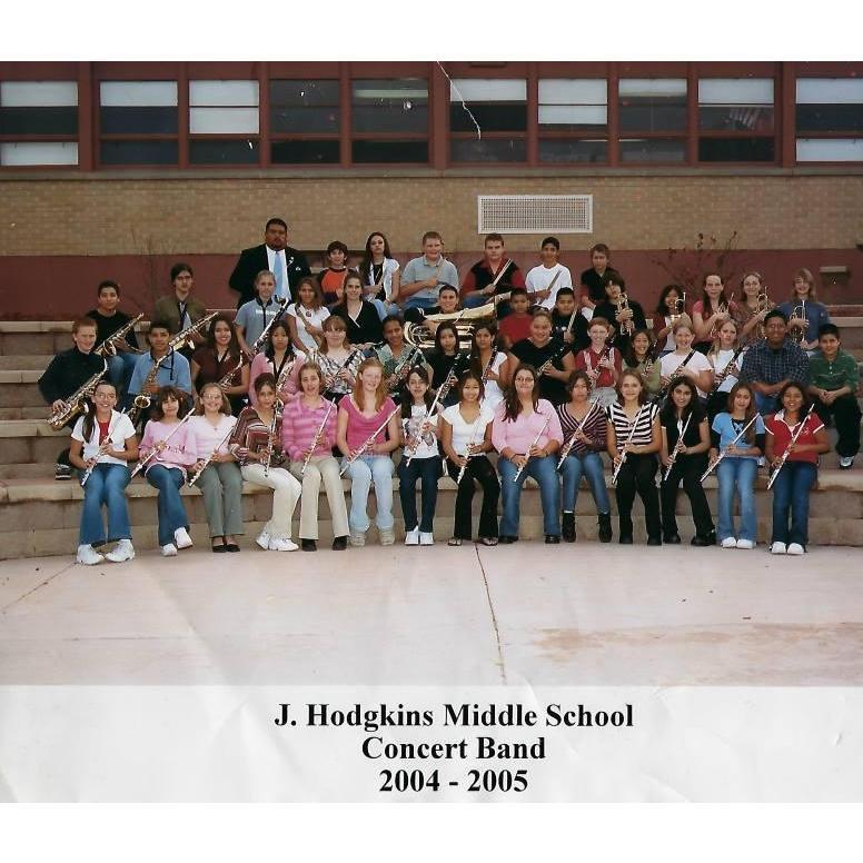 Band Class, Ryan in the back row Marissa in the front