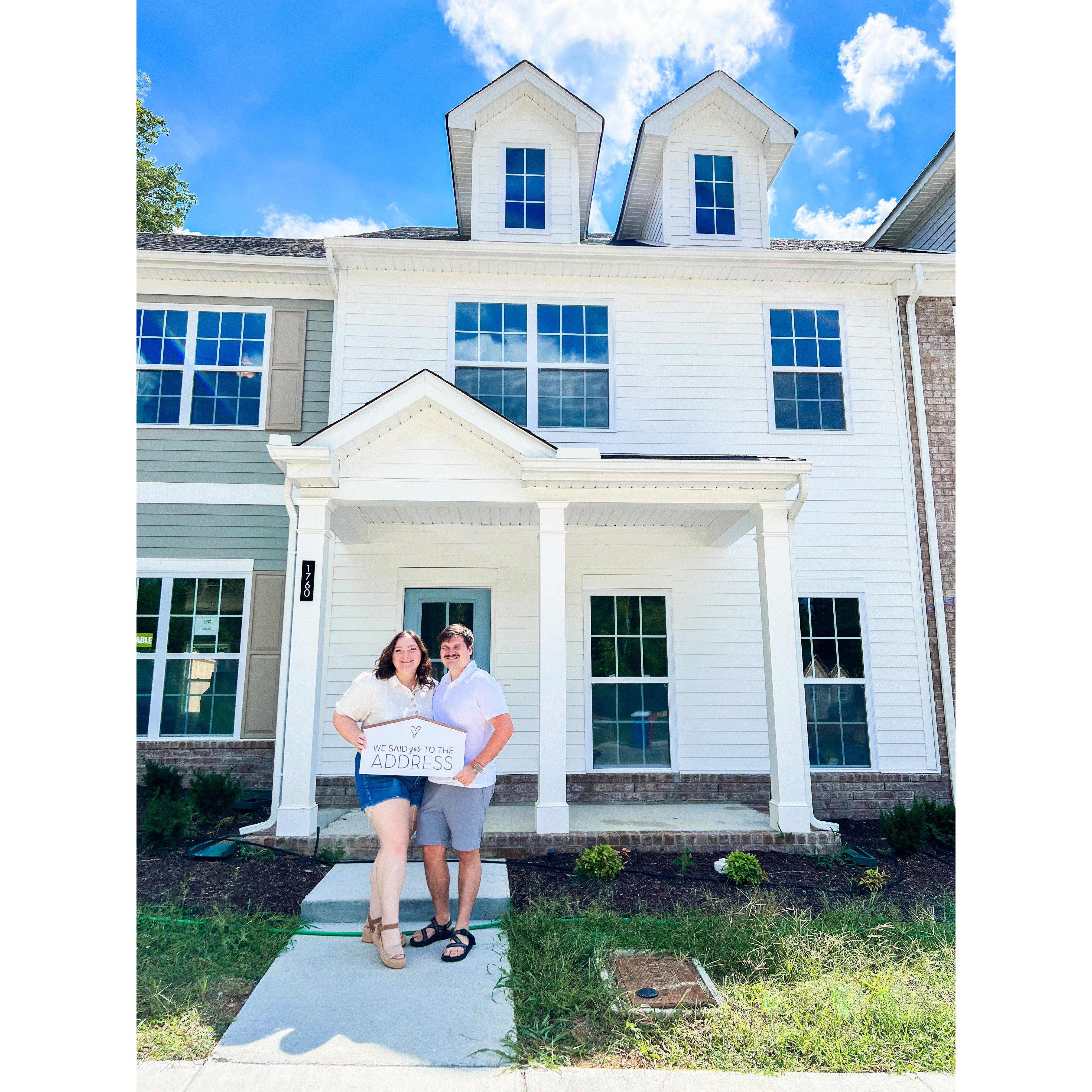 Our first home!! - August 2023