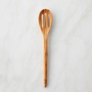 Williams Sonoma Slotted Wood Spoon, Olivewood