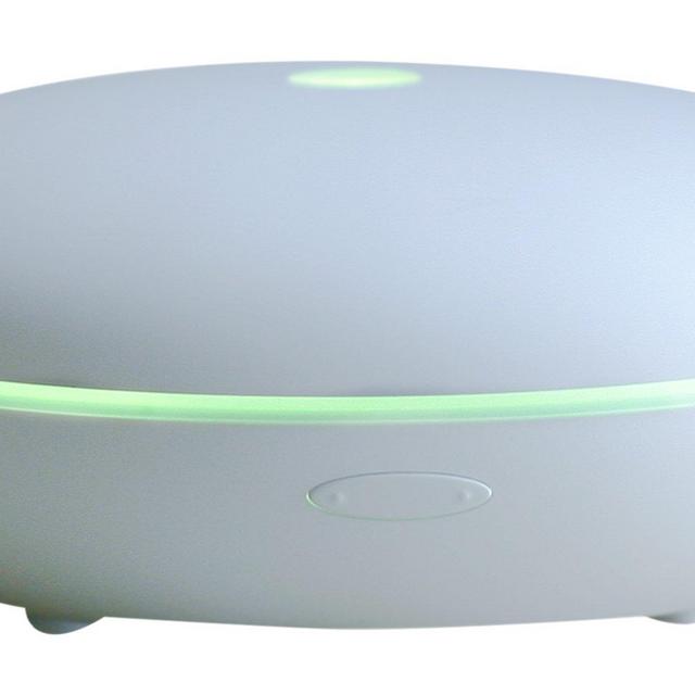 Smiley Daisy Aroma Essential Oil Diffuser, 350ml, Ultrasonic Cool Mist Whisper-Quiet Humidifier with Color LED Lights Changing, Two Mist Settings, Waterless Auto Shut-Off