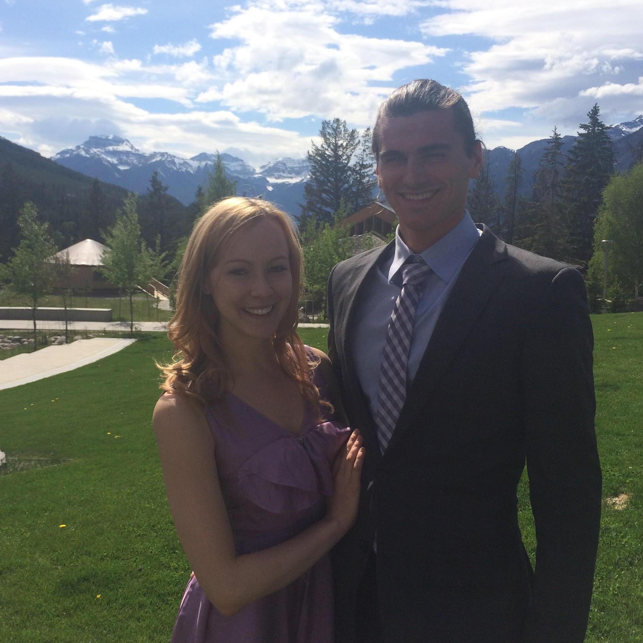 Attending a friend's wedding in banff