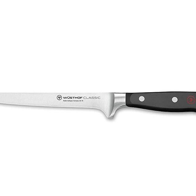 Wüsthof Classic Flexible Boning Knife, 6-Inch, Black (1040101416)