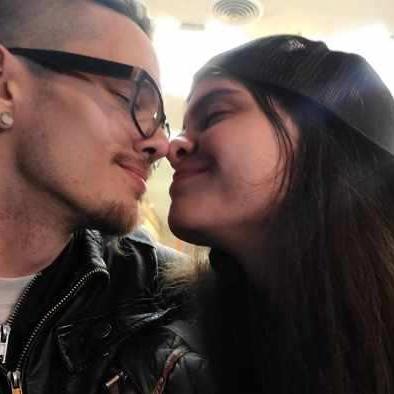 Nose kiss!