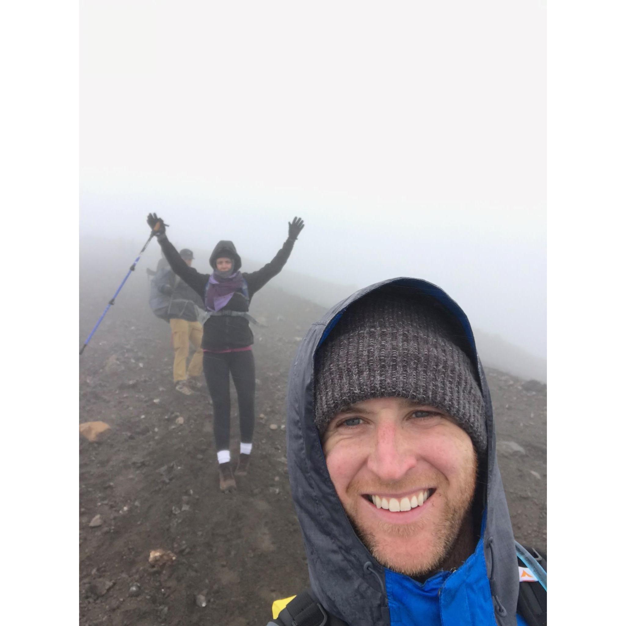 On the Tongariro Alpine Crossing (nowhere near done)