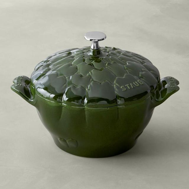 Staub Enameled Cast Iron Artichoke Cocotte