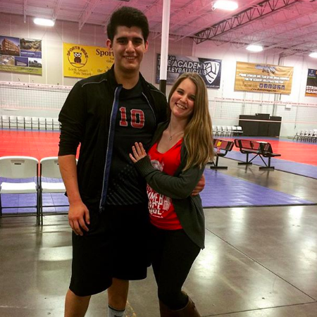 2016 - Anthony's volleyball tournament. We were at the gym until 2am, but it was worth it! His team came in 2nd overall