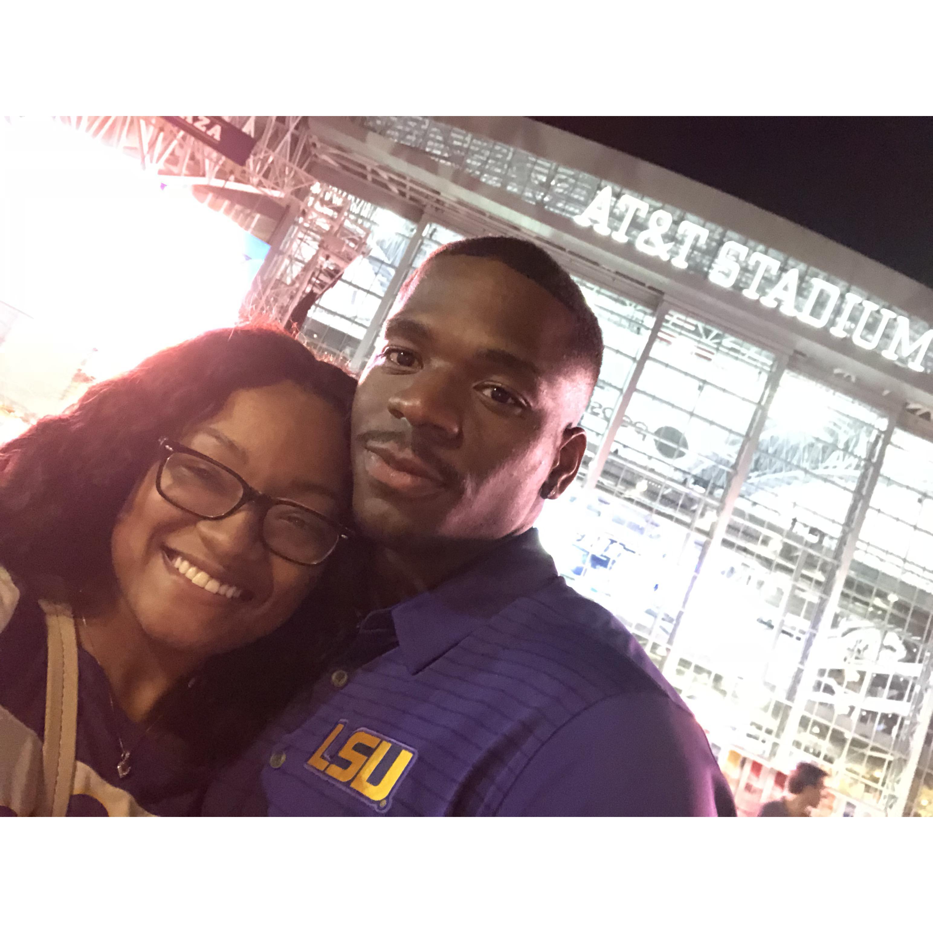 Our first game at the AT&T Stadium!