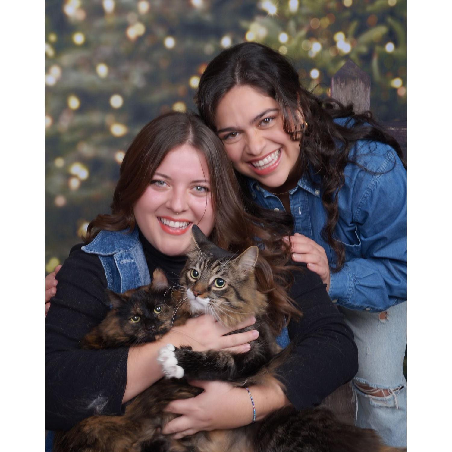 our first family holiday photoshoot, thanks JCPenney