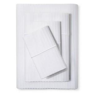 Damask Sheet Set (Queen) White 500 Thread Count - Fieldcrest™