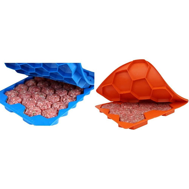 Meatball Master & Burger Master Sliders 10 in 1 Innovative Burger Press and Freezer Container
