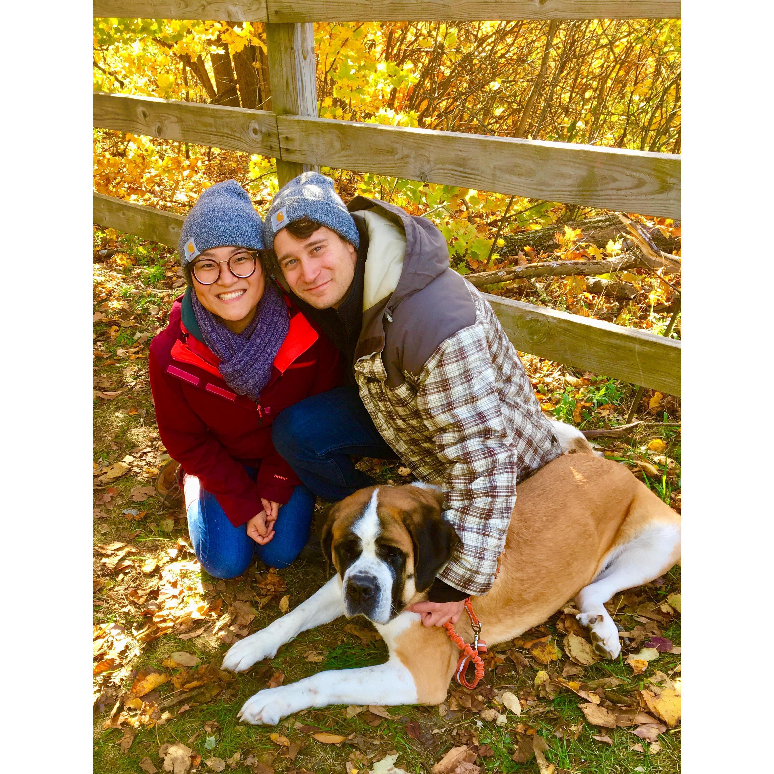 First family Sleeping Bear Dunes camping trip