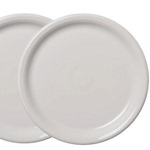 White Bistro Coupe 10 1/2 Inch Dinner Plate, Set of 4