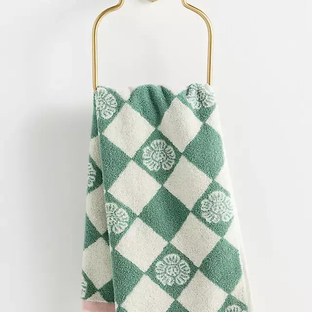 Cotton Woven Pattern Towel Collection