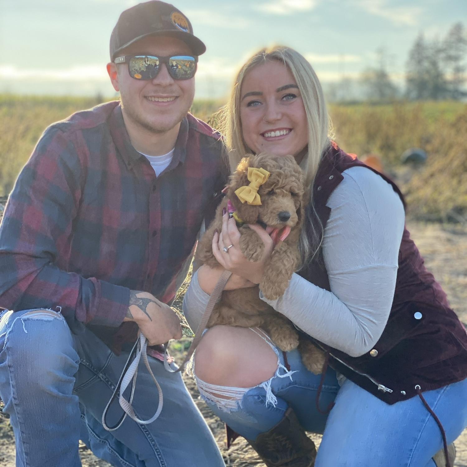 First pumpkin patch together - October 2020