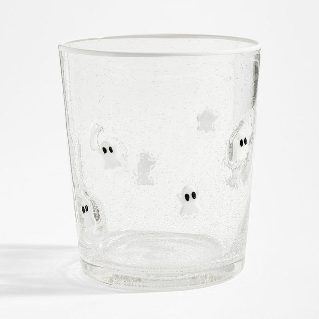 Ghost Icon Ice Bucket, Single - Clear/White