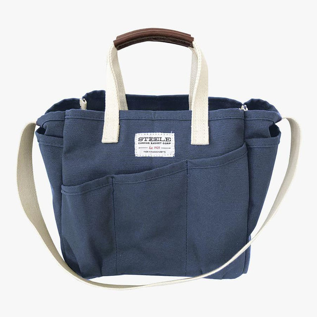 Farmers Market 9-Pocket Tote, Navy