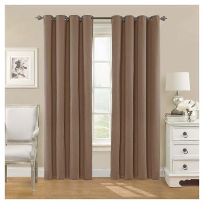 Nadya Solid Blackout Curtain Panel - Eclipse